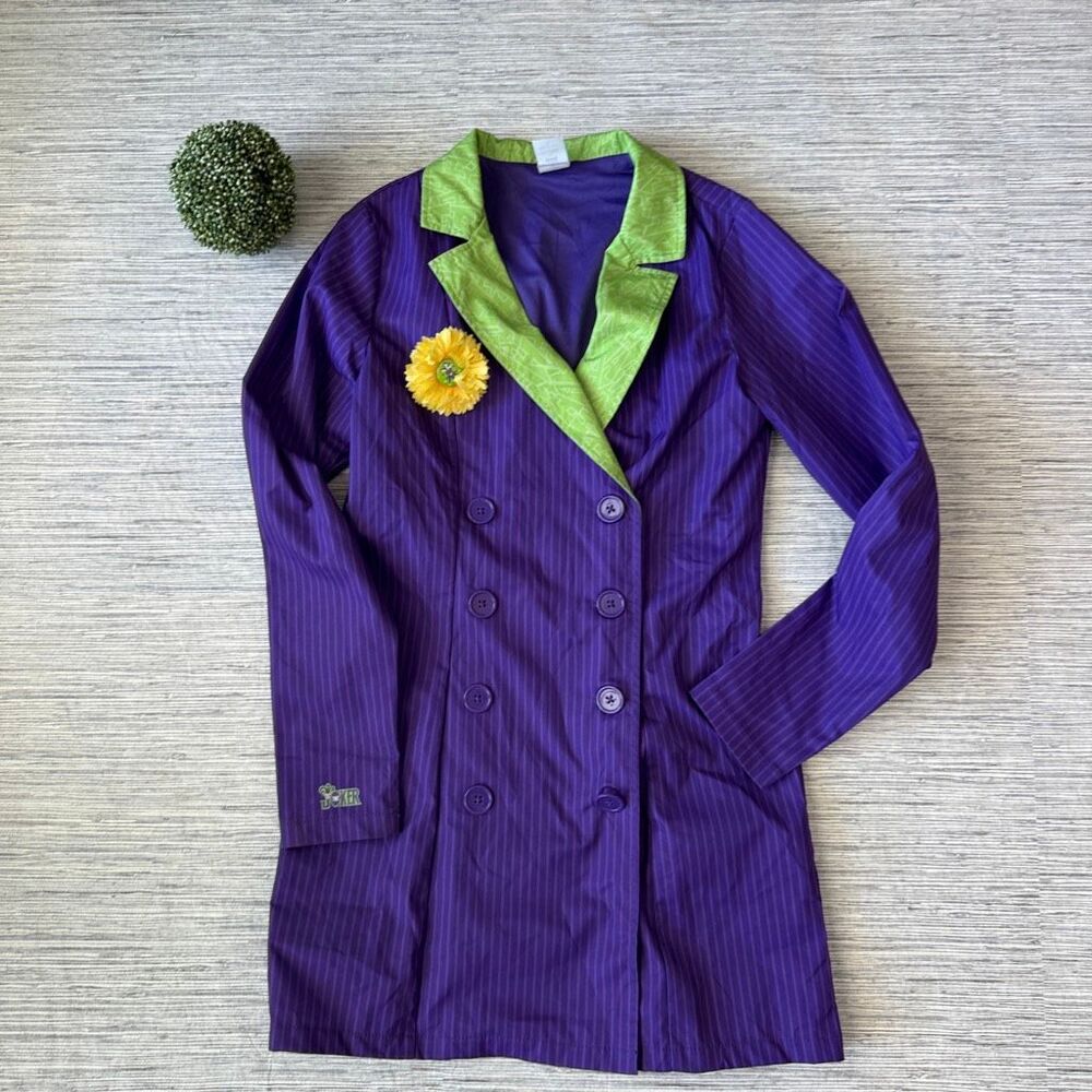 Spirit Halloween Joker Cosplay Purple Blazer Dress Size Small